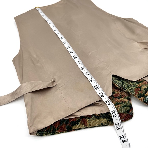 90s VTG-USA FI Fishing & Hunting Bird-Dog Tapestry Vest - Picture 12 of 16